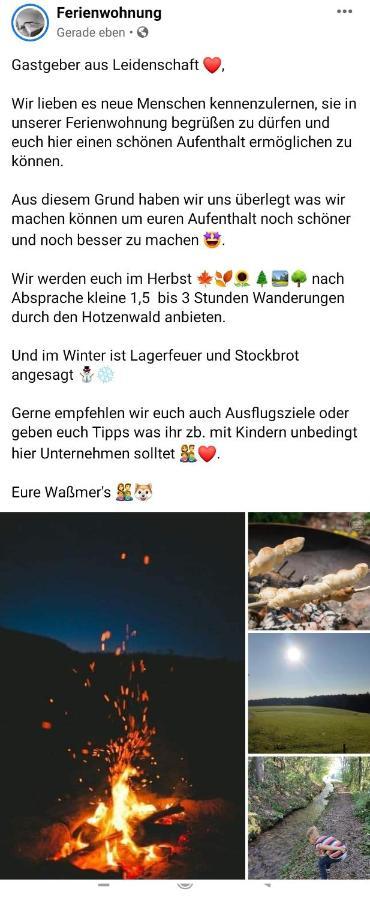 Ferienwohnung An Der Kapelle Rickenbach  Exterior foto